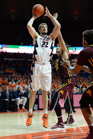 COLLEGE BASKETBALL: FEB 04 Minnesota at Illinois