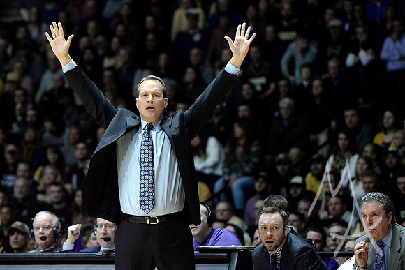COLLEGE BASKETBALL: FEB 01 Northwestern at Purdue