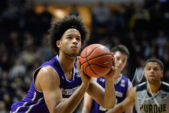 COLLEGE BASKETBALL: FEB 01 Northwestern at Purdue
