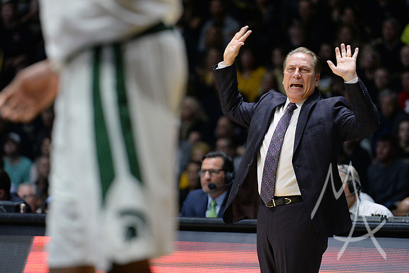COLLEGE BASKETBALL: FEB 18 Michigan State at Purdue