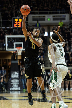 COLLEGE BASKETBALL: FEB 18 Michigan State at Purdue