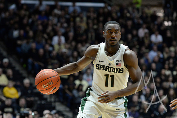 COLLEGE BASKETBALL: FEB 18 Michigan State at Purdue