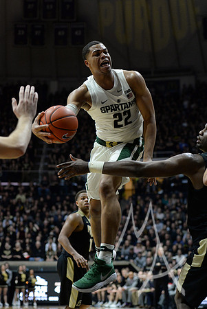 COLLEGE BASKETBALL: FEB 18 Michigan State at Purdue