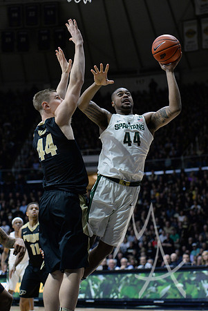 COLLEGE BASKETBALL: FEB 18 Michigan State at Purdue