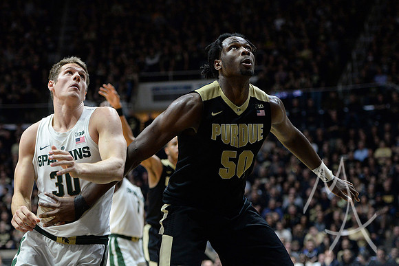 COLLEGE BASKETBALL: FEB 18 Michigan State at Purdue