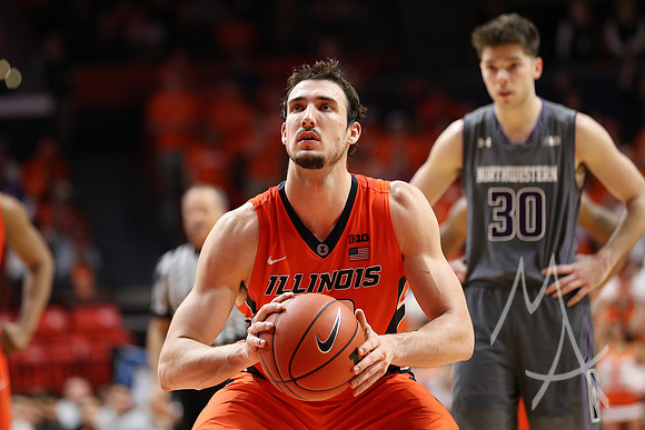 COLLEGE BASKETBALL: FEB 21 Northwestern at Illinois