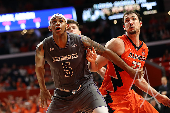 COLLEGE BASKETBALL: FEB 21 Northwestern at Illinois