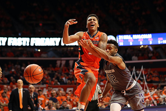 COLLEGE BASKETBALL: FEB 21 Northwestern at Illinois