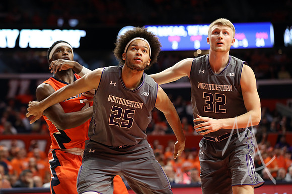 COLLEGE BASKETBALL: FEB 21 Northwestern at Illinois