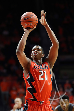 COLLEGE BASKETBALL: FEB 21 Northwestern at Illinois