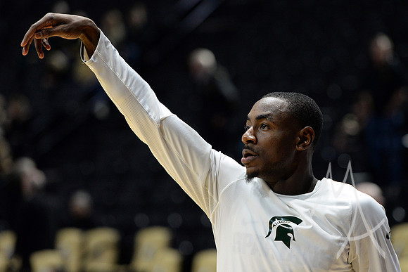 COLLEGE BASKETBALL: FEB 18 Michigan State at Purdue