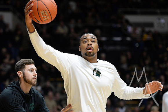 COLLEGE BASKETBALL: FEB 18 Michigan State at Purdue