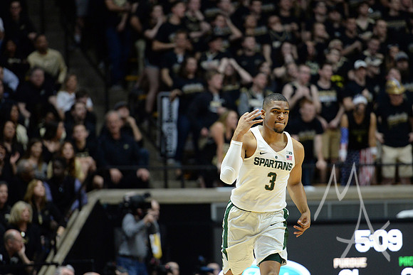 COLLEGE BASKETBALL: FEB 18 Michigan State at Purdue