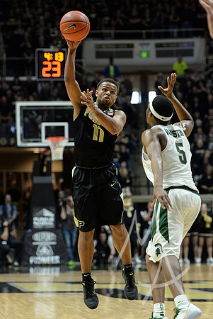 COLLEGE BASKETBALL: FEB 18 Michigan State at Purdue
