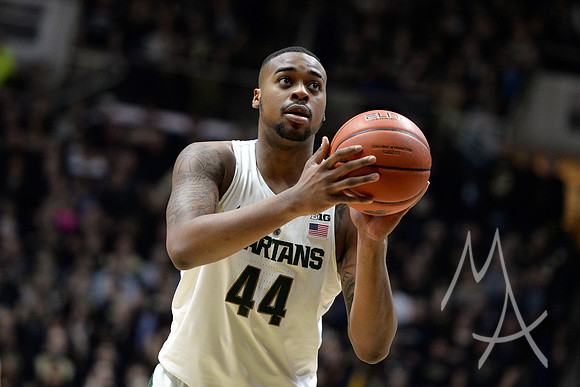 COLLEGE BASKETBALL: FEB 18 Michigan State at Purdue