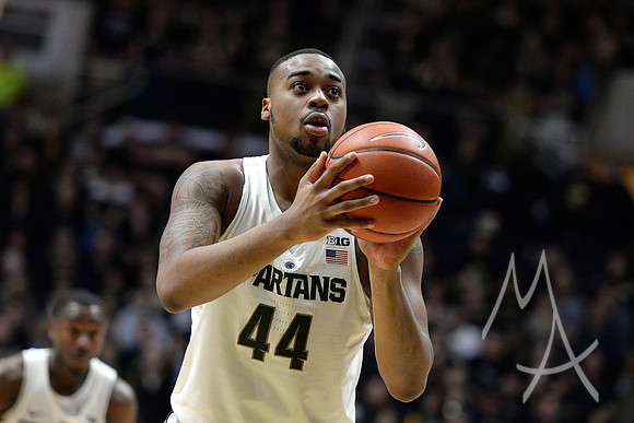 COLLEGE BASKETBALL: FEB 18 Michigan State at Purdue