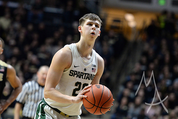 COLLEGE BASKETBALL: FEB 18 Michigan State at Purdue