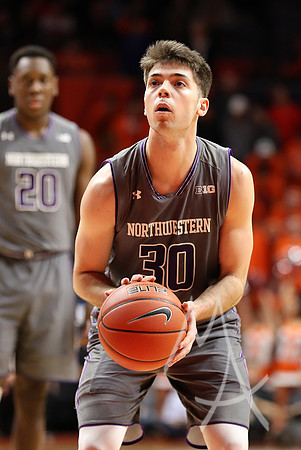 COLLEGE BASKETBALL: FEB 21 Northwestern at Illinois