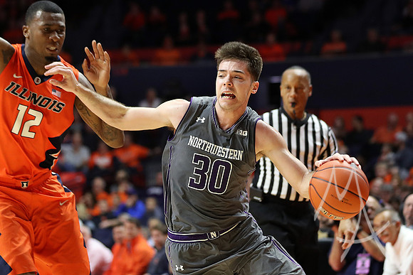 COLLEGE BASKETBALL: FEB 21 Northwestern at Illinois