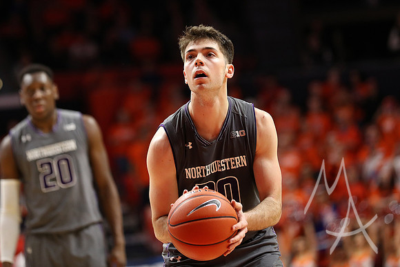COLLEGE BASKETBALL: FEB 21 Northwestern at Illinois