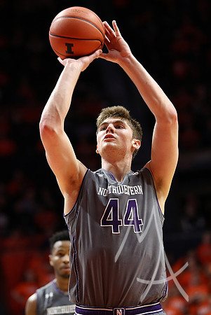 COLLEGE BASKETBALL: FEB 21 Northwestern at Illinois