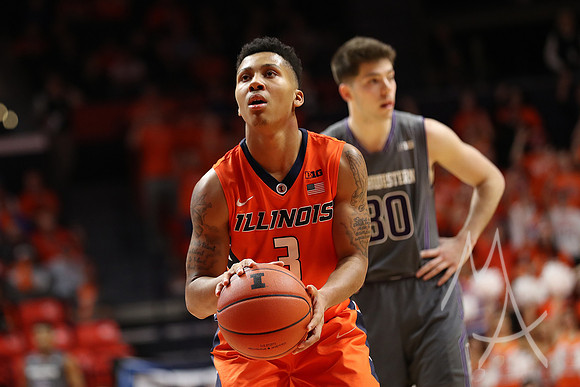COLLEGE BASKETBALL: FEB 21 Northwestern at Illinois