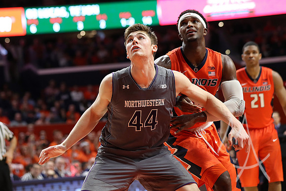 COLLEGE BASKETBALL: FEB 21 Northwestern at Illinois