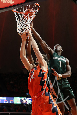 COLLEGE BASKETBALL: MAR 01 Michigan State at Illinois