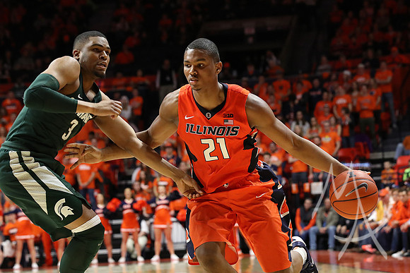 COLLEGE BASKETBALL: MAR 01 Michigan State at Illinois