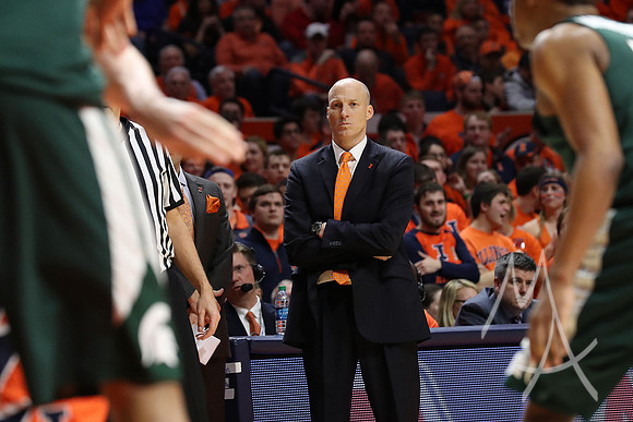 COLLEGE BASKETBALL: MAR 01 Michigan State at Illinois