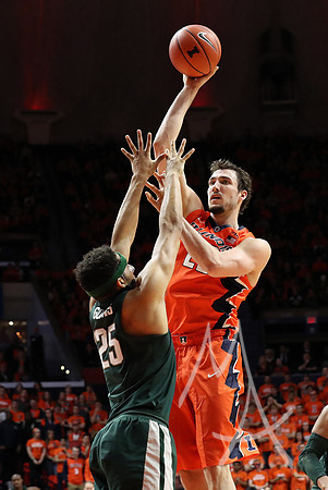 COLLEGE BASKETBALL: MAR 01 Michigan State at Illinois