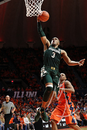 COLLEGE BASKETBALL: MAR 01 Michigan State at Illinois