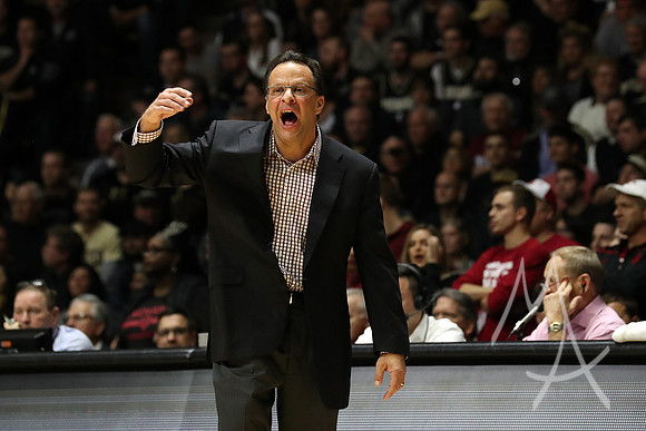COLLEGE BASKETBALL: FEB 28 Indiana at Purdue