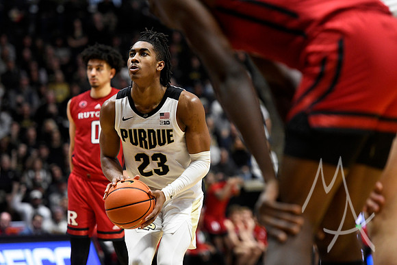 COLLEGE BASKETBALL: FEB 20 Rutgers at Purdue