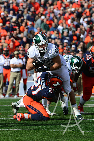 NCAA FOOTBALL: NOV 05 Michigan State at Illinois