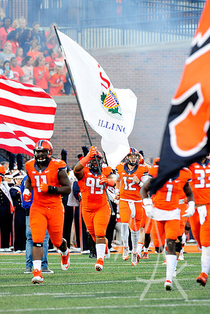 NCAA FOOTBALL: SEP 10 North Carolina at Illinois