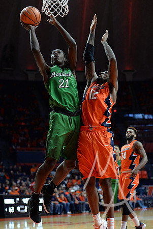 COLLEGE BASKETBALL: NOV 19 Marshall at Illinois