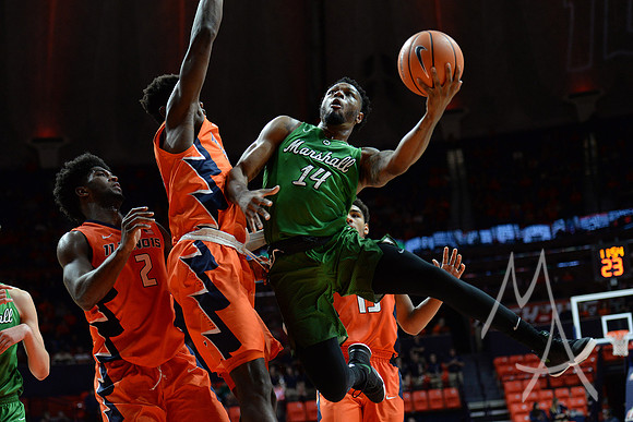 COLLEGE BASKETBALL: NOV 19 Marshall at Illinois