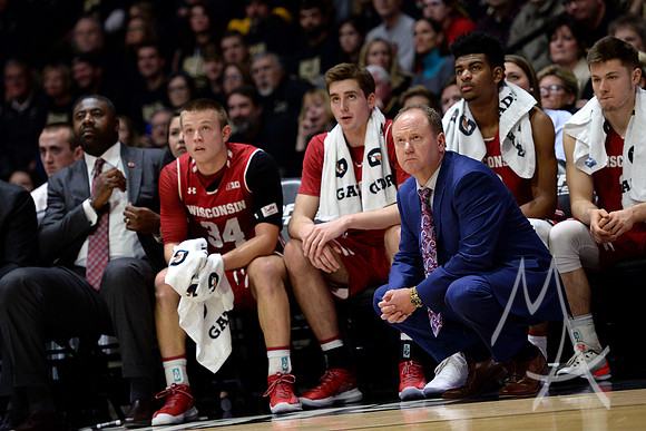 COLLEGE BASKETBALL: JAN 16 Wisconsin at Purdue