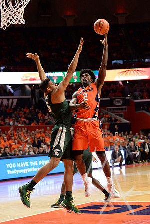 COLLEGE BASKETBALL: JAN 22 Michigan State at Illinois