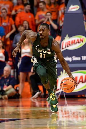 COLLEGE BASKETBALL: JAN 22 Michigan State at Illinois