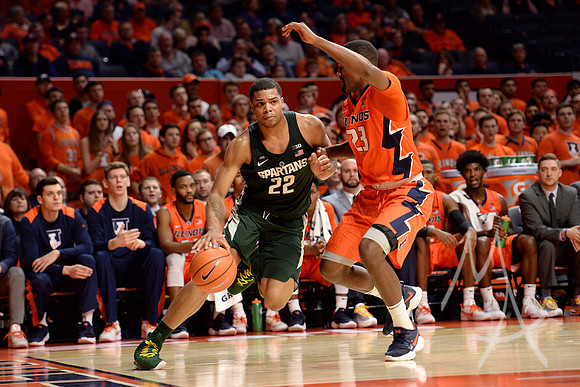 COLLEGE BASKETBALL: JAN 22 Michigan State at Illinois