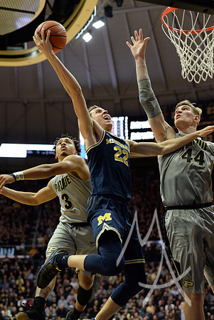 COLLEGE BASKETBALL: JAN 25 Michigan at Purdue