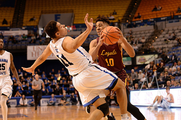 COLLEGE BASKETBALL: FEB 10 Loyola-Chicago at Indiana State