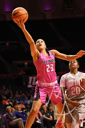 COLLEGE BASKETBALL: FEB 13 Women's - Ohio State at Illinois