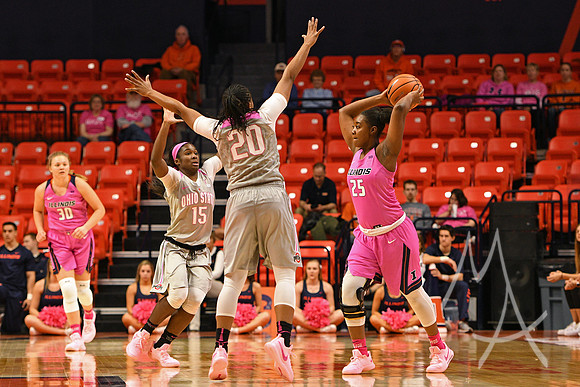 COLLEGE BASKETBALL: FEB 13 Women's - Ohio State at Illinois