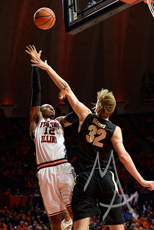 COLLEGE BASKETBALL: FEB 22 Purdue at Illinois