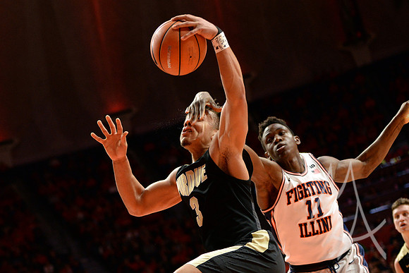 COLLEGE BASKETBALL: FEB 22 Purdue at Illinois