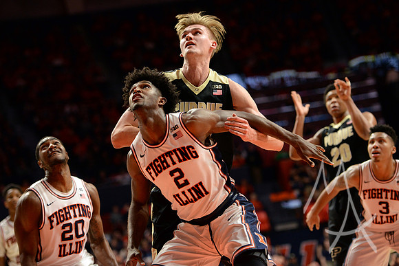 COLLEGE BASKETBALL: FEB 22 Purdue at Illinois