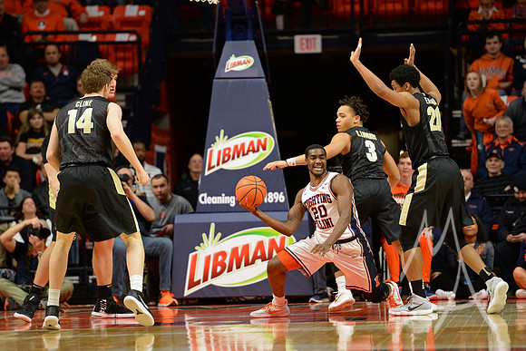 COLLEGE BASKETBALL: FEB 22 Purdue at Illinois
